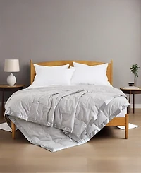 Unikome Oversized Lightweight Satin Trim Feather and Down Blanket