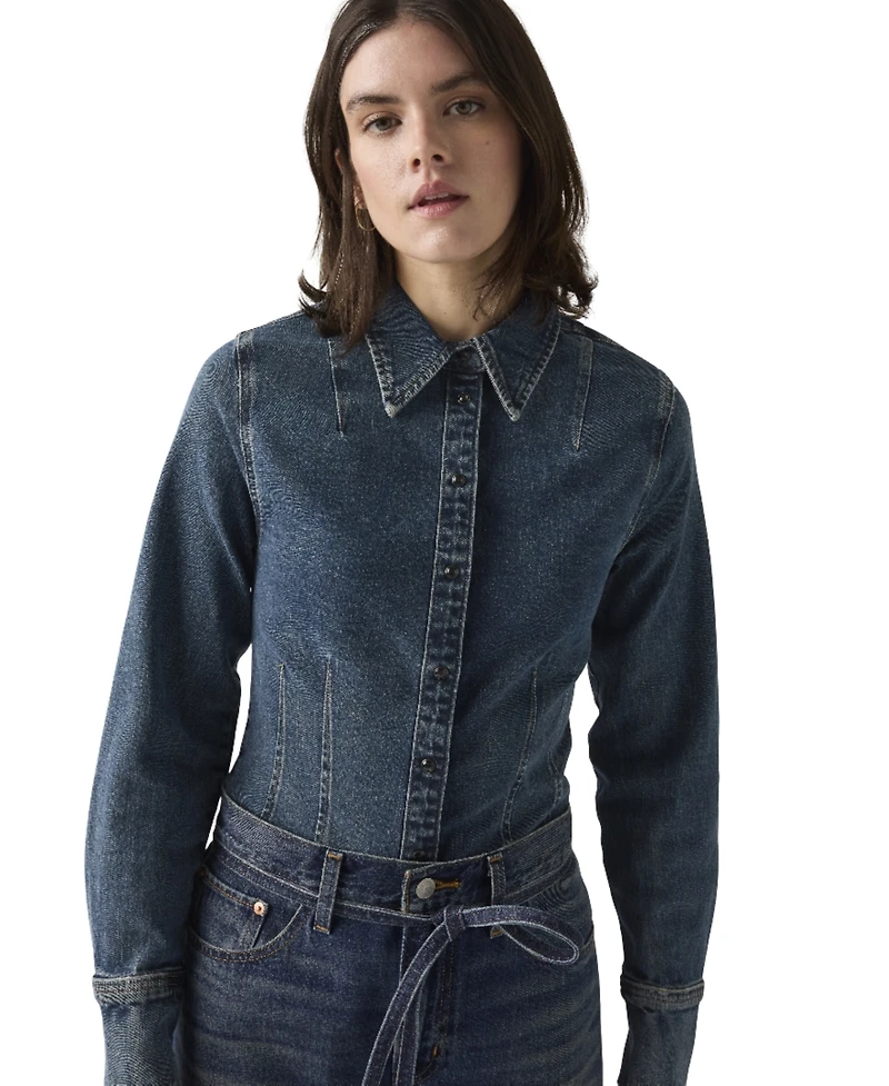 Levi's Women's Long Sleeve Shaped Shirt