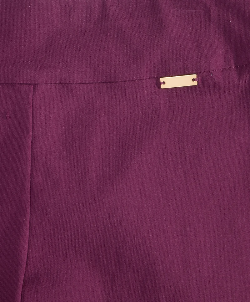 I.n.c. International Concepts Women's Tummy-Control Pull-On Straight-Leg Pants, Created for Macy's