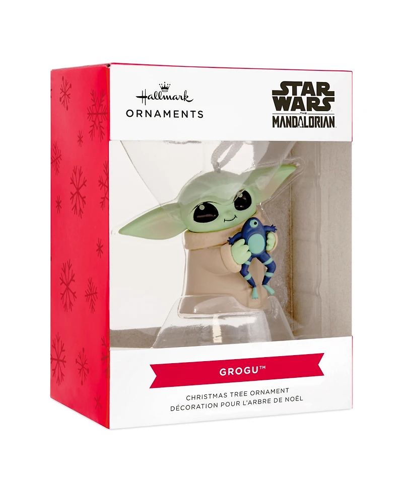 Hallmark Star Wars: The Mandalorian Grogu with Frog Christmas Tree Ornament