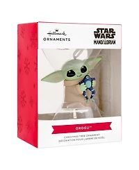 Hallmark Star Wars: The Mandalorian Grogu with Frog Christmas Tree Ornament