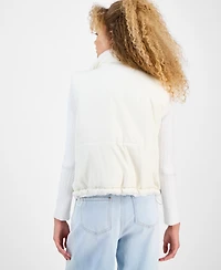 Sincerely Jules Juniors' Reversible Faux Fur Puffer Vest