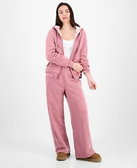 Ultra Flirt Juniors' Faux-Fur-Lined Sweatpants