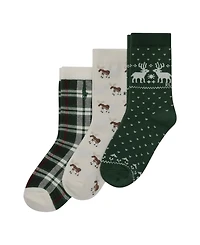 Polo Ralph Lauren Little and Big Boys 3-Piece Embroidered Socks Set