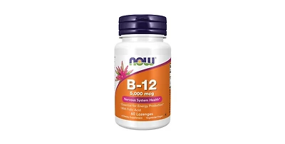 Now Foods Vitamin B-12, 5000 mcg, 60 Tabs