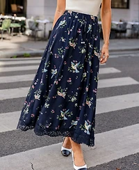 Cupshe Women's Days Like This Floral Maxi Skirt