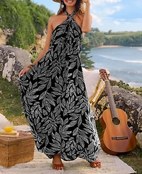 Cupshe Women's Soaring High Tropical Maxi Beach Dress