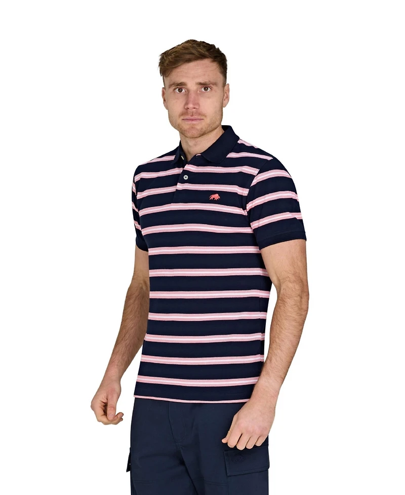 Raging Bull Men's Trio Stripe Polo