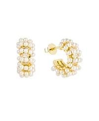 Millie Mini Pearl Hoops