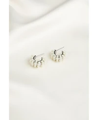 Millie Mini Pearl Hoops