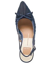 Dolce Vita Women's Yela Tule Bow Slingback Pumps