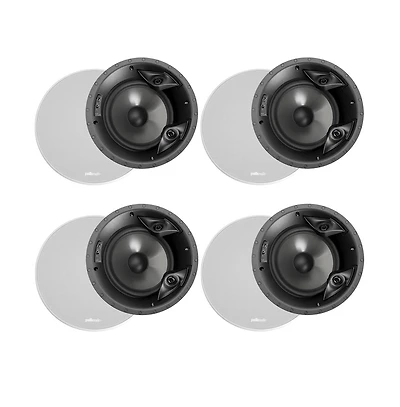Polk Audio 80F/X-rt Vanishing 8" In Ceiling Speakers - 4 Pack (White)