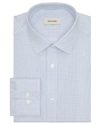 Calvin Klein Men's Refined Cotton Stretch Regular Fit Dress Shirt