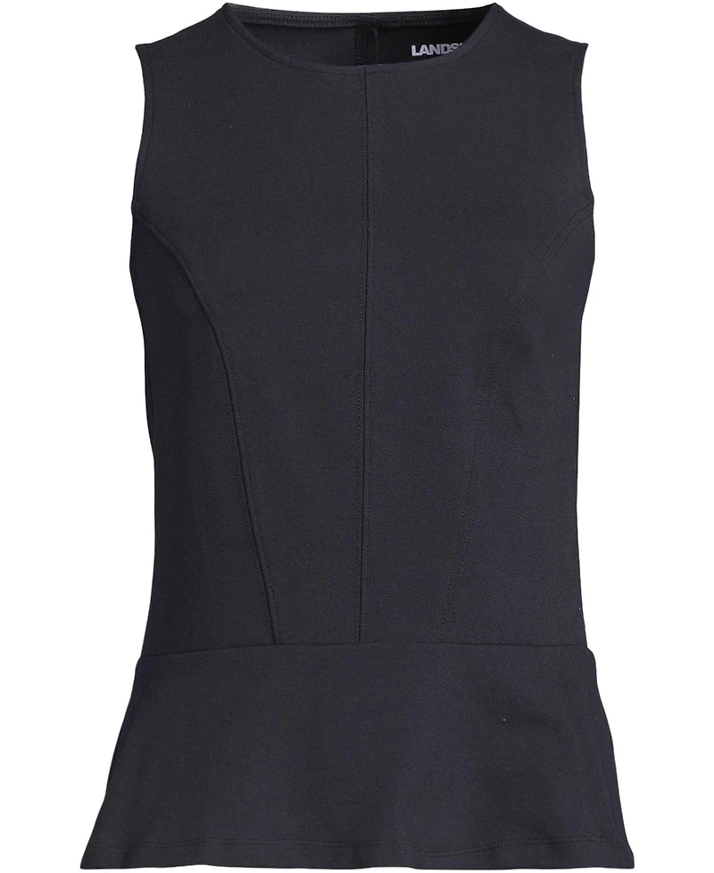 Lands' End Women's Sleeveless Starfish Peplum Top