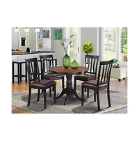 East West Furniture 5 Pc Kitchen nook Dining set-small Table as well as 4 Kitchen Dining Chairs
