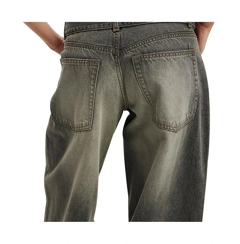 Cotton On Women's Low Barrel Jean