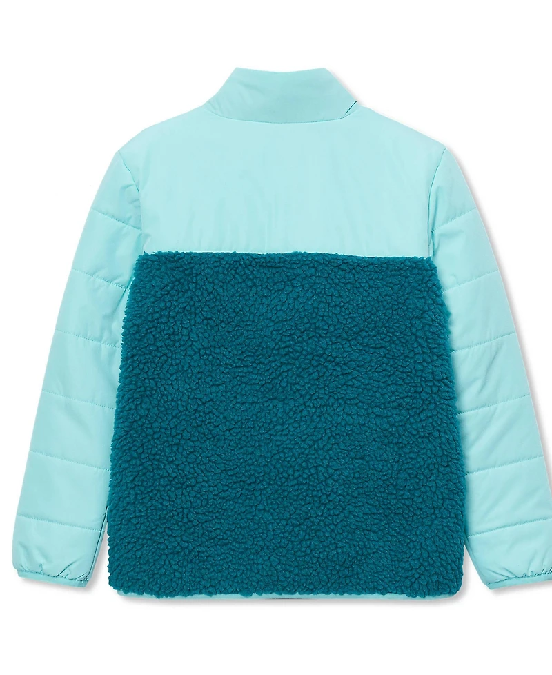Lands' End Kids Water Resistant Mixed Media Insulated Jacket