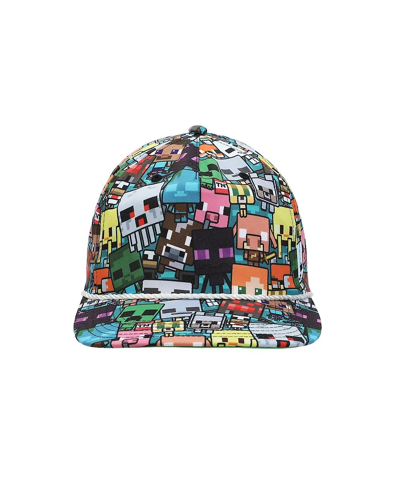 Minecraft Characters All-Over Print Snapback Hat