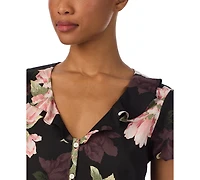 Lauren Ralph Women's Flutter Sleeve Pajama Set