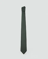 Mango Men's Plain Silk Tie