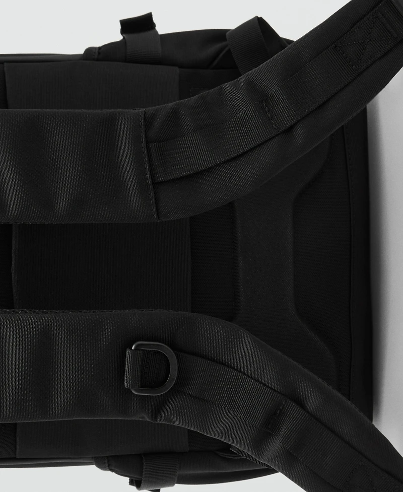 Mango Men's Black Multi-Purpose Backpack