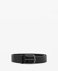 Mango Men's Pebbled Leather Belt