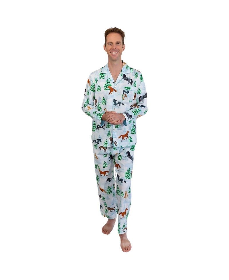 Sant and Abel Men's Skydog Wild & Free Long Pj Set