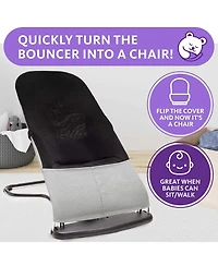 ComfyBumpy Infant Bouncer Versatile for Babies Baby Chair with Ergonomic Support Gray