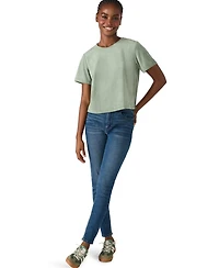Steve Madden Women's Short Sleeve Crewneck Top