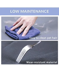 Portable Large Dog Cat Elevated Bed Camping Pet Cot Indoor/Outdoor