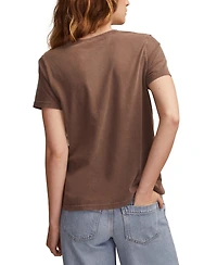 Lucky Brand Women's Guns N Roses Wings Crewneck T-Shirt