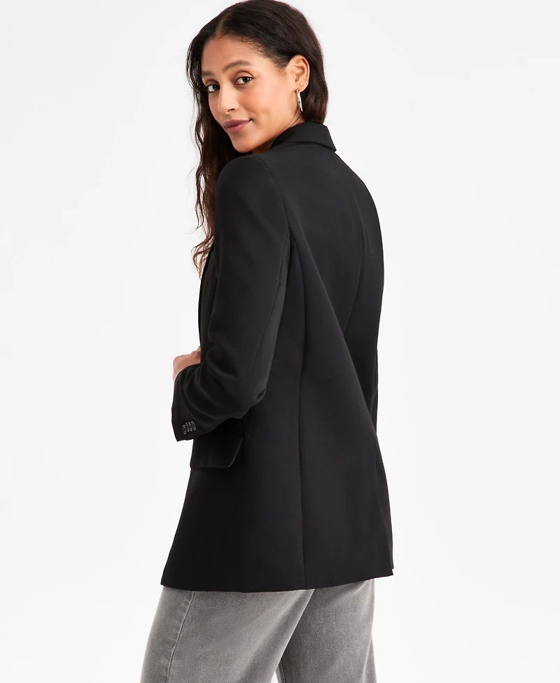 Bar Iii Women's Oversized Crepe Blazer, Macy's Exclusive