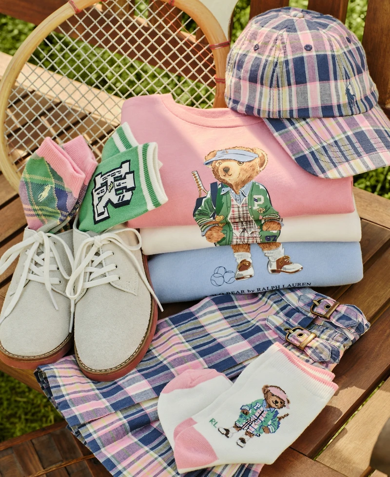 Polo Ralph Lauren Toddler and Little Girls Bear Jersey T-Shirt