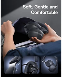 Baseus Over Ear Headphones Bluetooth 5.3 50H Playtime Foldable Wireless Headphone