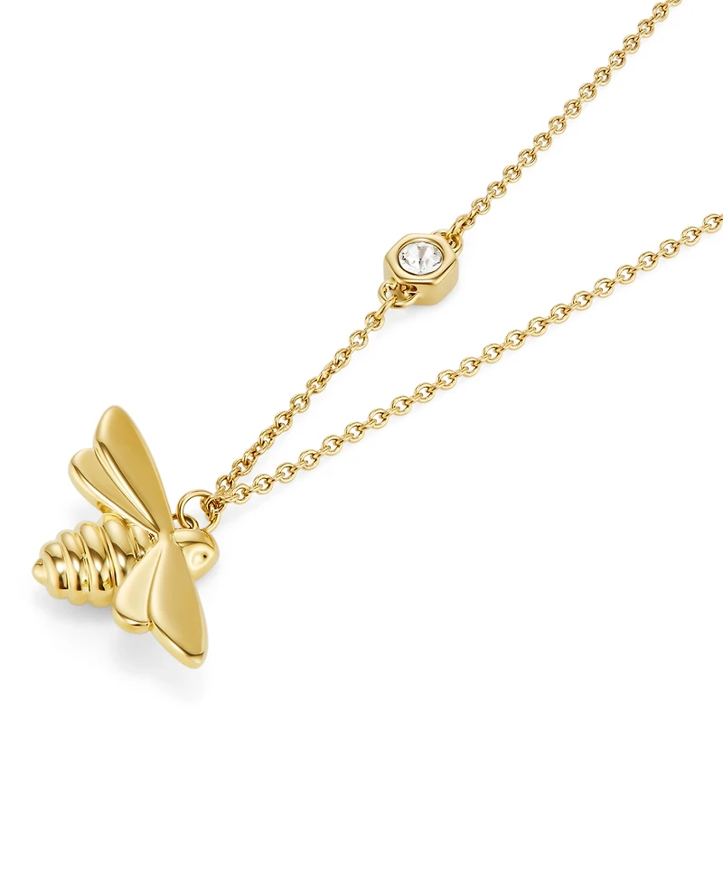Olivia Burton Honey Bee Gold Tone Stainless Steel Necklace