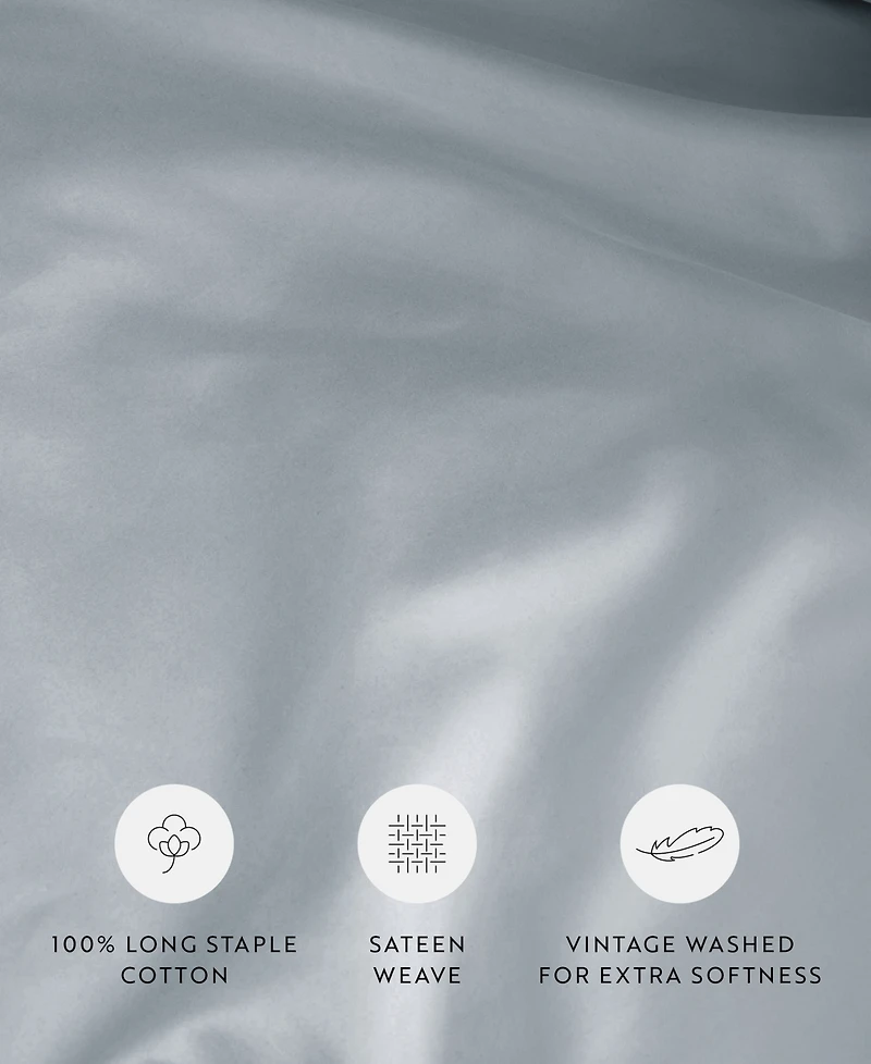 ienjoy Home Ultra Soft Brushed Cotton 3-Pc. Duvet Cover Set, Full/Queen