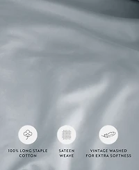 ienjoy Home Ultra Soft Brushed Cotton 3-Pc. Duvet Cover Set, Full/Queen
