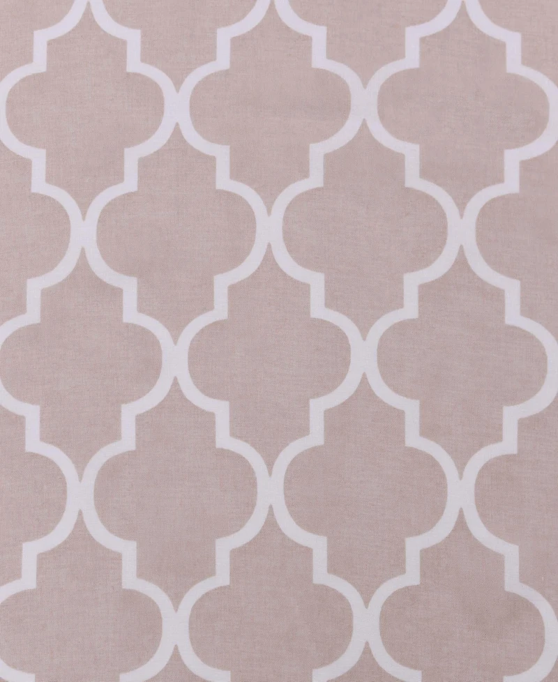 Superior Trellis Sheer 2-Piece Curtain Panels with Grommet Header Top, 52" X 63"