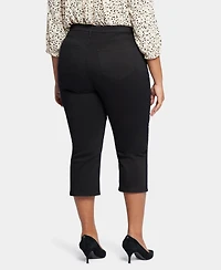 Nydj Plus Joni Relaxed Capri Jeans