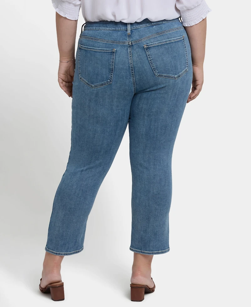 Nydj Plus Marilyn Straight Ankle Jeans