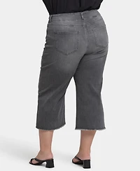 Nydj Plus Brigitte Wide Leg Capri Jeans
