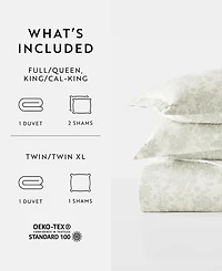 ienjoy Home Rustic Retreat All Season 3-Pc. Duvet Cover Set, King/California King
