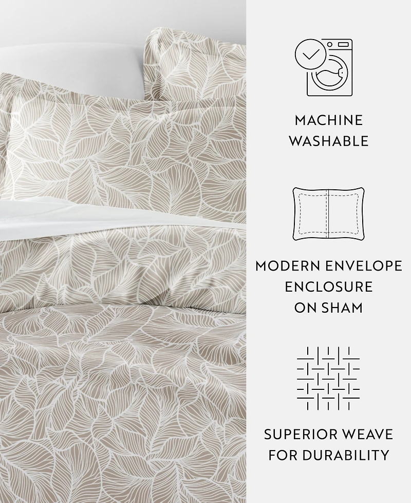 ienjoy Home Rustic Retreat All Season 3-Pc. Duvet Cover Set, King/California King