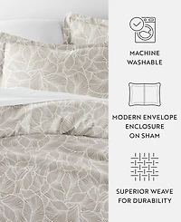 ienjoy Home Rustic Retreat All Season 3-Pc. Duvet Cover Set, King/California King