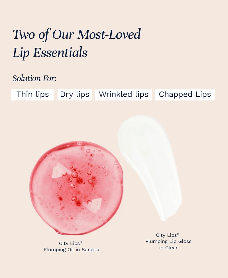 City Beauty City Lips Plumping Lip Gloss and Lip Oil