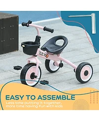 Qaba Tricycle for Kids Age 2-5, Toddler Bike for Children