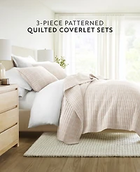 ienjoy Home Geometric Maze Reversible 3-Pc. Quilt Set, King/California King