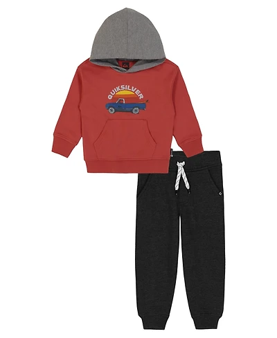 Quiksilver Toddler and Little Boys 2-Piece Hoodie Joggers Set