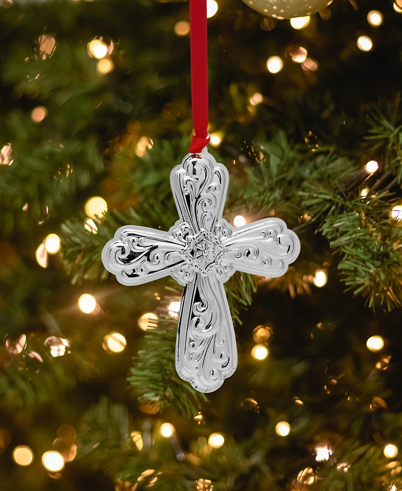 Towle 2025 Sterling Silver Old Master Cross Ornament, 32nd Edition