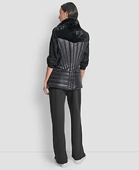 Dkny Women's Sleeveless Puffer Vest Jacket
